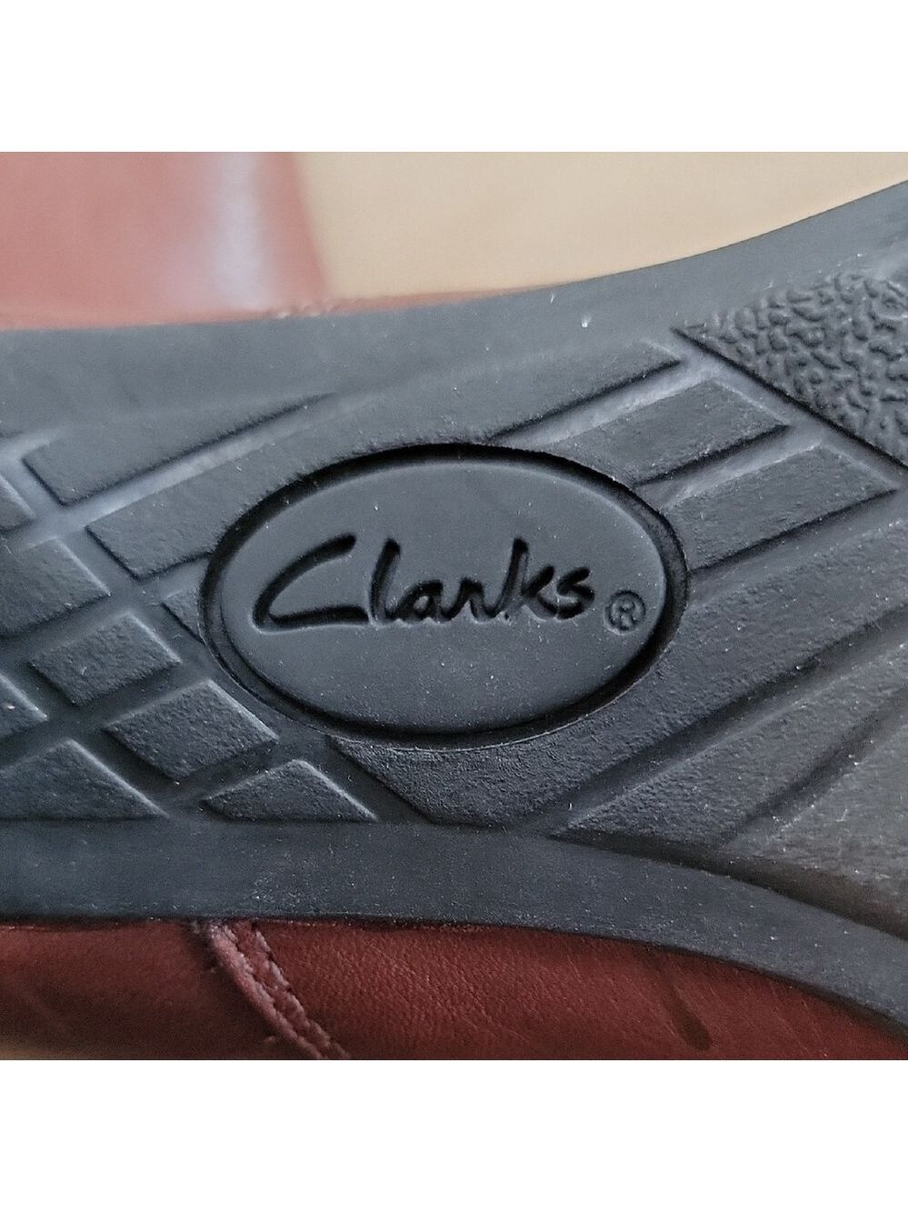 Clarks Brown Leather Ankle Boots With Buckle Size 6.5 EUC - Picture 7 of 9